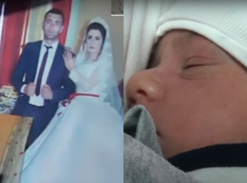 Şəhid baş leytenant ölümündən sonra oğul atası oldu - VİDEO