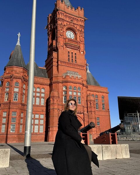 İlqar Mikayıloğlu xanımı ilə Uelsdə - FOTOLAR