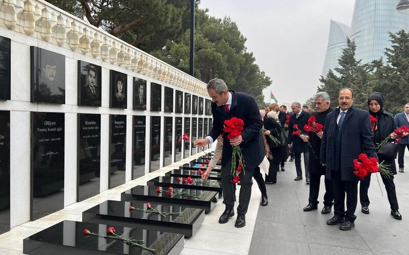 Türkiyənin təhsil naziri Azərbaycana gəlib - FOTO