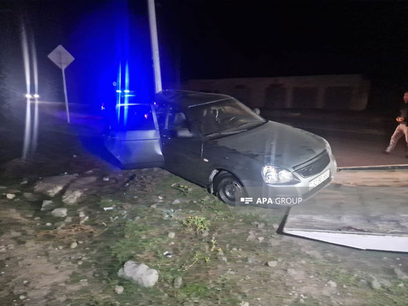 Ağcabədidə ağır qəza: Ölən və yaralananlar var - FOTO