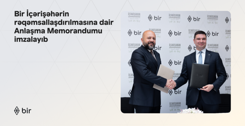 Bir İçərişəhərin rəqəmsallaşdırılmasına dair Anlaşma Memorandumu imzaladı