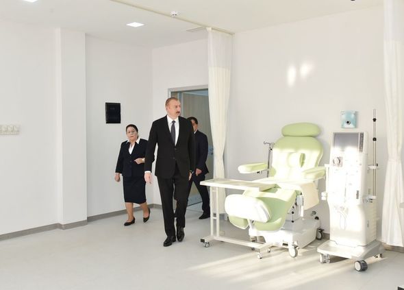 Qazax Rayon Mərkəzi Xəstəxanası istifadəyə verilib - FOTO