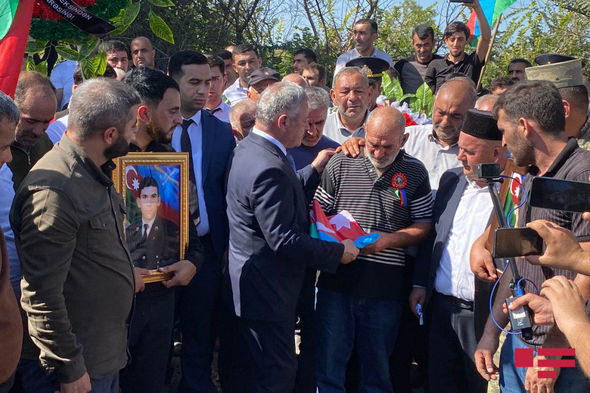 Şəhid Məftun Əhmədzadə Tərtərdə dəfn edilib – FOTO