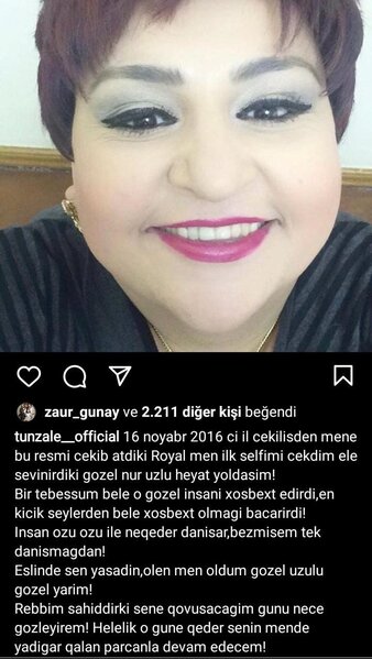 Toppuş bacı'nın həyat yoldaşından təsirli paylaşım: 'Bu fotonu mənə atıb dedi ki...' - FOTO