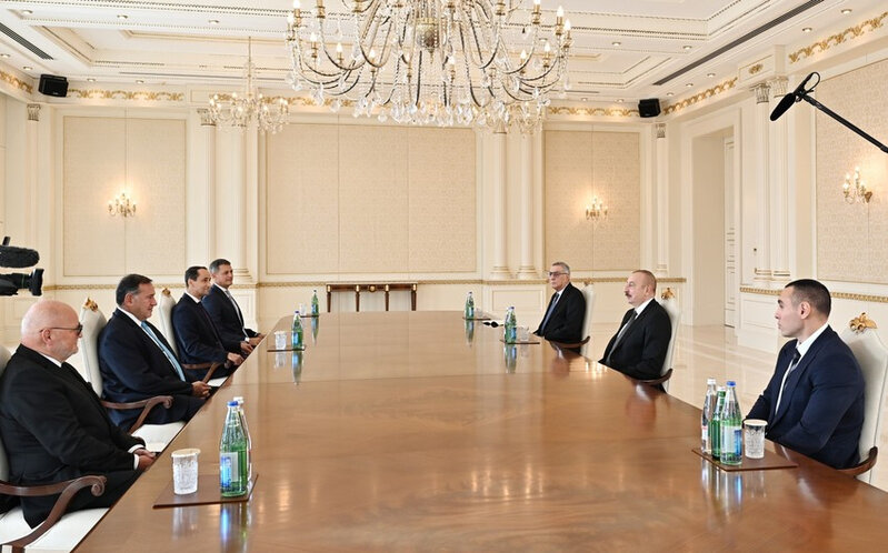 İlham Əliyev Avropa Olimpiya Komitələrinin prezidentini qəbul etdi - FOTO