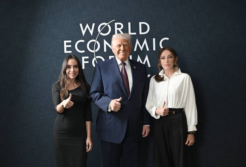 İlham Əliyevlə Donald Trampın görüşü olub - FOTOLAR