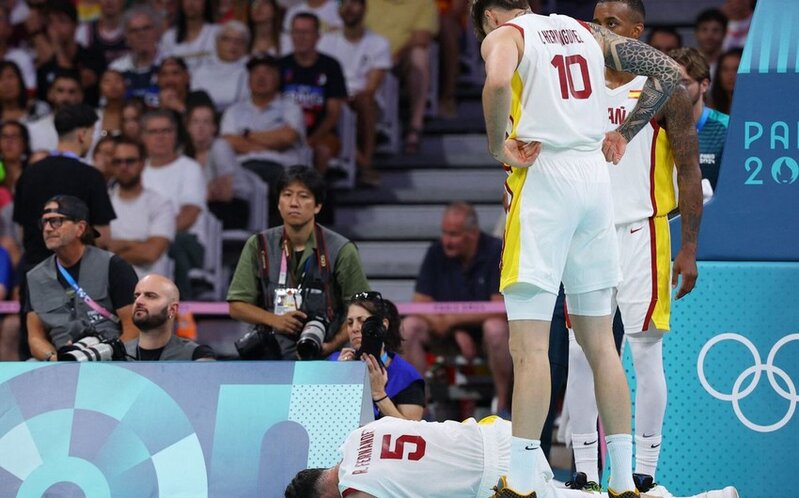 Paris-2024: İspaniya millisinin 39 yaşlı basketbolçusu zədələndi