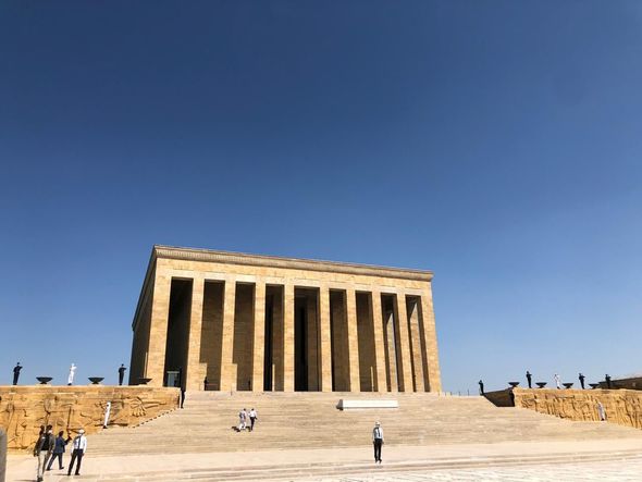Sahibə Qafarova Atatürkün məzarını ziyarət etdi - FOTO