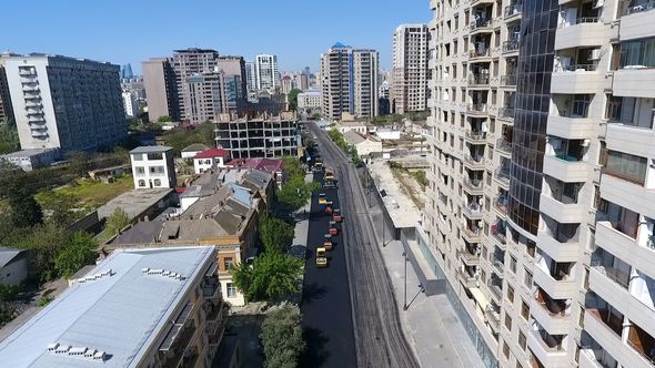 Bakıda yeni yol qovşağı yaradılır - FOTO/VİDEO