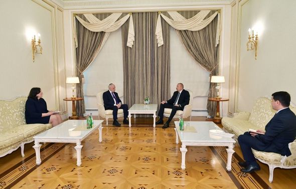 İlham Əliyev Malkolm Honlaynı qəbul etdi - YENİLƏNİB+FOTO
