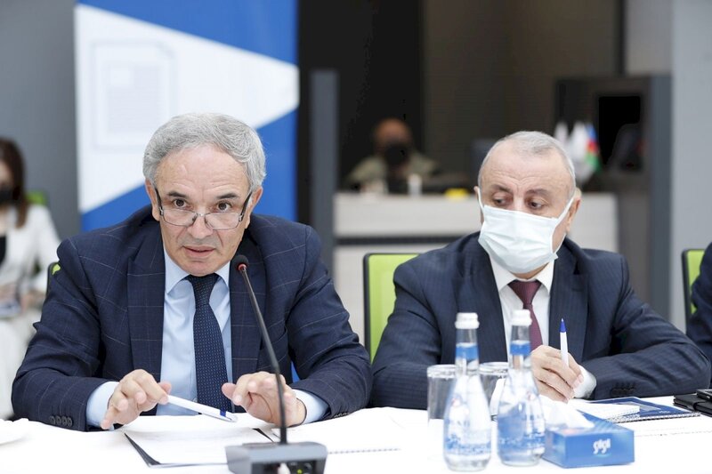 Nazir Sahil Babayev media rəhbərləri ilə görüşdü - FOTOLAR