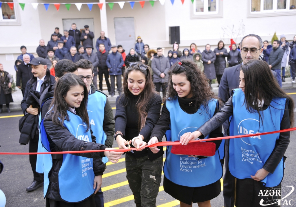 "Bizim həyət" layihəsi çərçivəsində Səbail rayonunda daha bir həyət abadlaşdırıldı - FOTO 