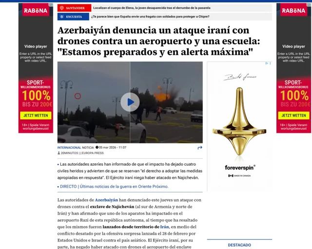 İlham Əliyevin İranın Azərbaycana dron hücumuna dair fikirləri dünya mediasının diqqət mərkəzindədir