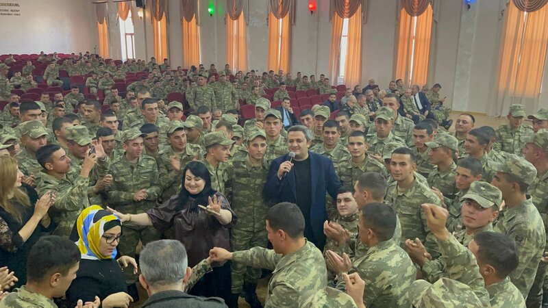 Müdafiə Nazirliyinin N saylı hərbi hissənin 30 illiyi ilə bağlı tədbir keçirildi - FOTOLAR