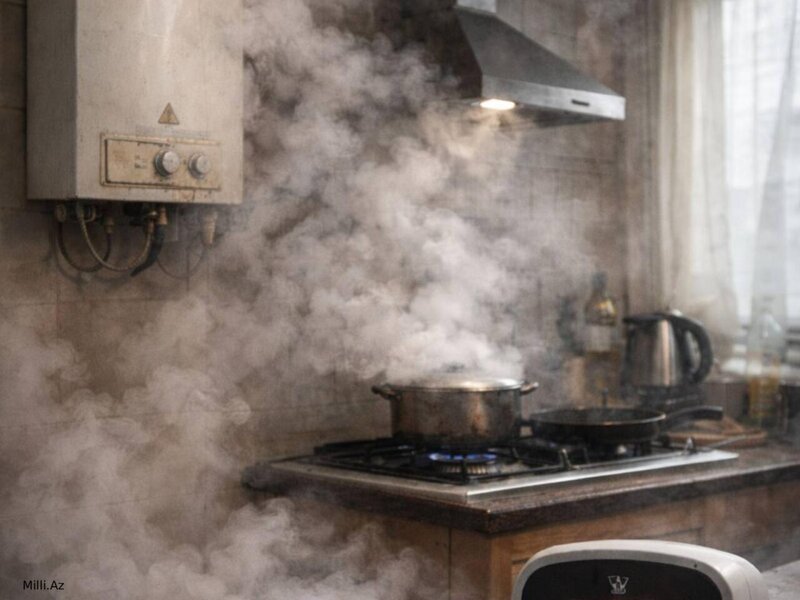 Müəllim dəm qazından boğularaq öldü