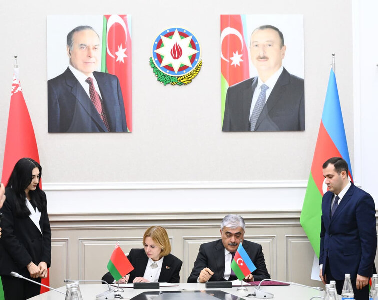 Azərbaycan-Belarus Hökumətlərarası Komissiyanın 15-ci iclası keçirilib - FOTOLAR