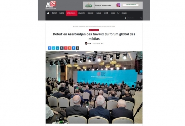 İlham Əliyevin Şuşa Media Forumundakı çıxışı dünya mediasının diqqət mərkəzində qalmaqda davam edir