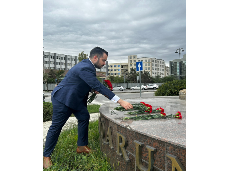 Ronen Krausz Albert Aqarunovun abidəsini ziyarət etdi – FOTOLAR