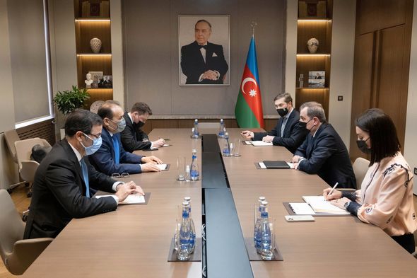 Ceyhun Bayramov Türk Şurasının Baş katibi ilə görüşüb - FOTO