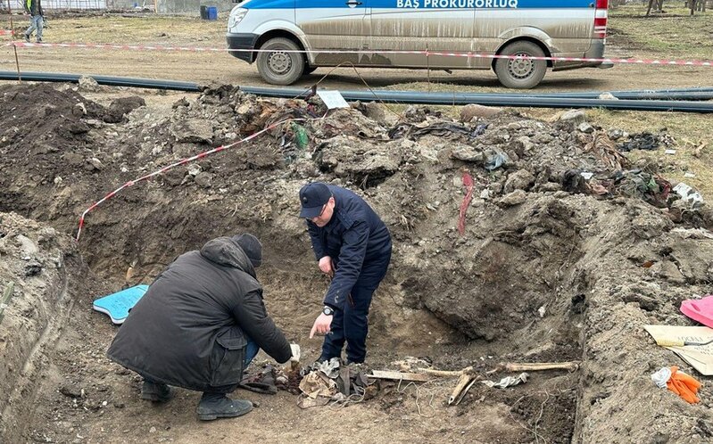 Xocalıda kütləvi məzarlıqda aşkar edilmiş insan qalıqlarının sayı 18-ə çatıb