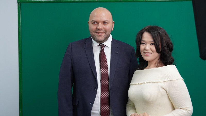 Qazaxıstandan gələn nümayəndə heyəti 'Azxeber Media'nı ziyarət etdi - FOTOLAR