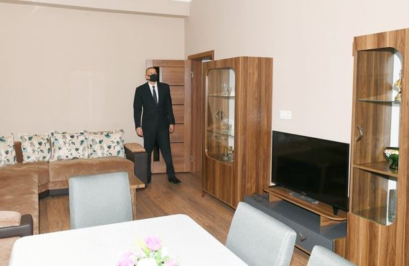Prezident "N" saylı hərbi hissənin açılışında - YENİLƏNİB + FOTO