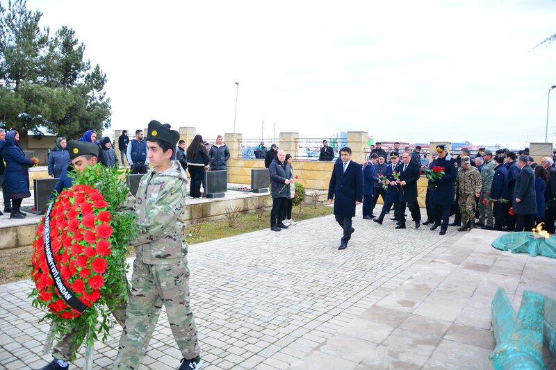 Ağstafada şəhidlərimizin xatirəsi qürur və ehtiramla yad edilib - FOTOLAR