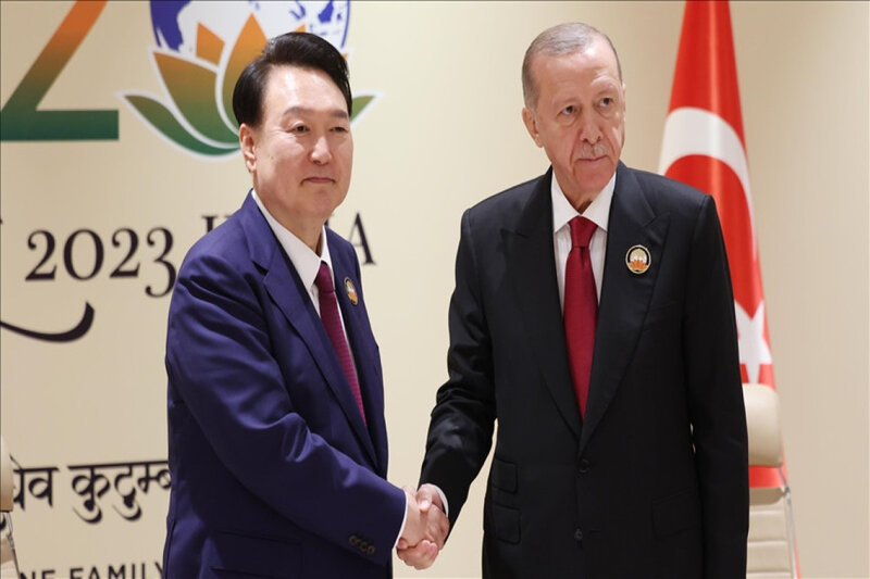 Ərdoğan Cənubi Koreya lideri ilə görüşdü
