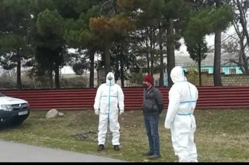 Oğuzda qaydaları pozan koronavirus xəstəsi saxlanılıb