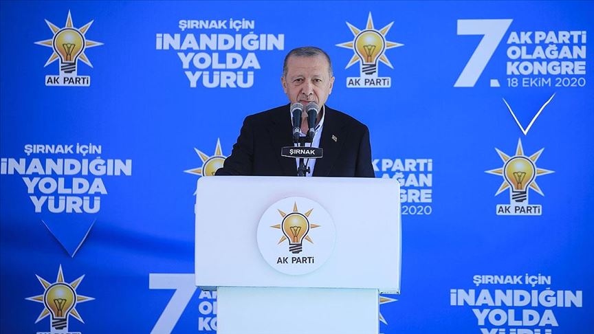 Rəcəb Tayyib Ərdoğan: "Rusiya, ABŞ və Fransa Ermənistanın tərəfini tutur" - VİDEO