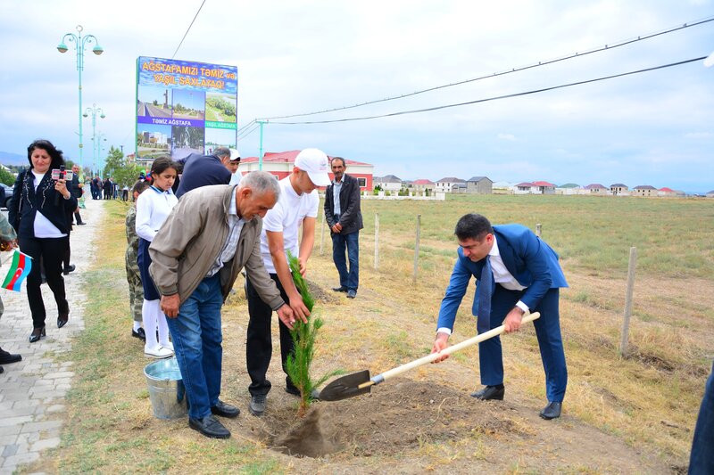 Anım Günü ilə bağlı Ağstafada ümumrayon tədbirləri keçirilib - FOTOLAR