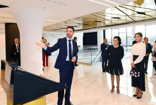 Mehriban Əliyeva "Lujniki" Olimpiya Kompleksinin Gimnastika Mərkəzində - FOTO