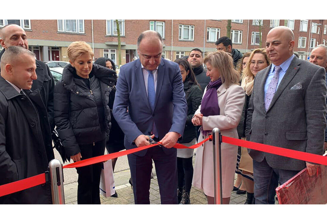 Rotterdamda "Qarabağ" idman klubunun ofisi açıldı - FOTO