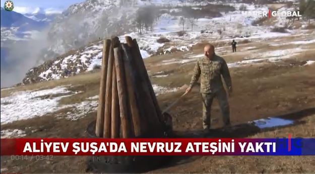  "Haber Global": "Azərbaycan xalqı 28 illik aradan sonra Qarabağda Novruz bayramını qeyd etdi" - VİDEO