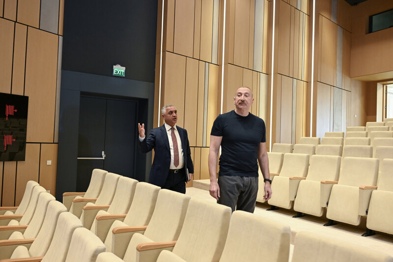 İlham Əliyev Xankəndidə açılışda iştirak etdi - Fotolar
