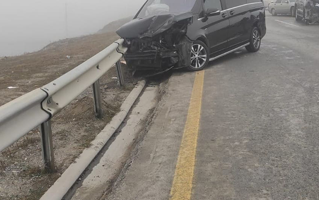 Yol polisi Hacıqabuldakı zəncirvari qəza ilə bağlı məlumat yaydı