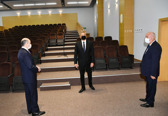Prezident Sumqayıt Məhkəmə Kompleksinin açılışını etdi - FOTOLAR