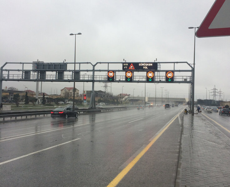 Bu yollarda sürət həddi endirildi - 