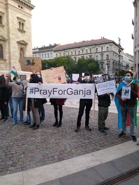 Budapeştdə haqq səsimiz - FOTO/VİDEO