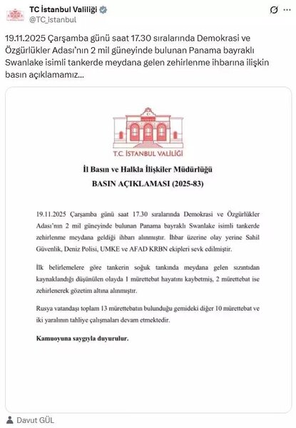 İstanbulda kabus bitmir: Növbəti zəhərlənmə - ölən var