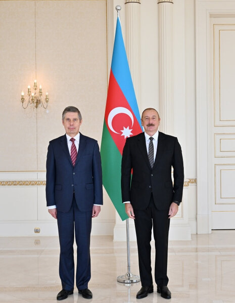 İlham Əliyev Rusiyanın yeni səfirinin etimadnaməsini qəbul etdi