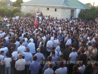 Saatlıda şəhid hərbi qulluqçu dəfn edilib - FOTOLAR