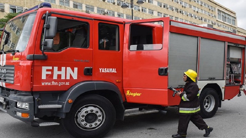 Bakıda süd məhsulları şirkətində yanğın oldu
