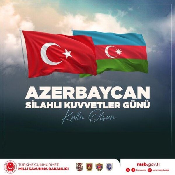 Türkiyə MN Azərbayan Silahlı Qüvvələrini təbrik etdi - Foto