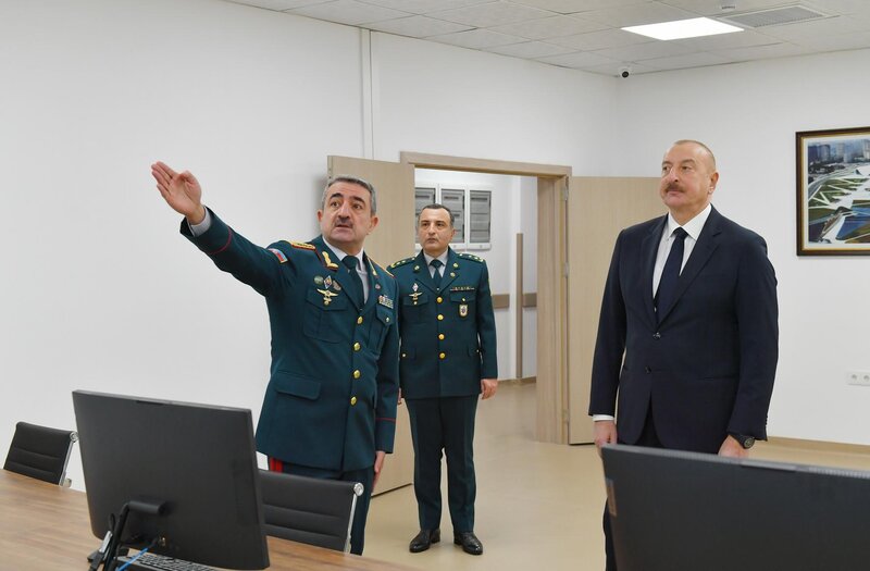 Prezident Bakıda DSX-nin yeni hərbi hospital kompleksinin açılışında iştirak edib - FOTOLAR