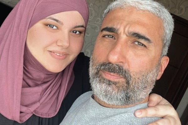 Əməkdar artistin qızı həyat yoldaşı ilə - FOTO