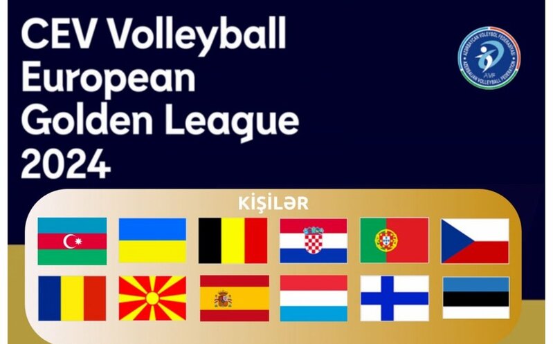 Voleybol millilərimiz Qızıl Avropa Liqasında iştirak edəcəklər