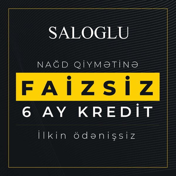 Saloğlu-dan faizsiz kreditlə mebel alın