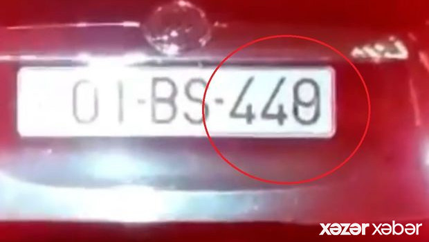 Bakıda film kimi olay: Maşının nömrəsini dəyişib, görün nə etdi - VİDEO