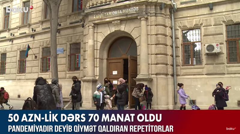 Pandemiyadır deyib qiymət qaldıran repetitorlar – VİDEO 